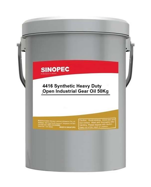 Sinopec 4416 Synthetic Heavy Duty Open Industrial Gear Oil, 50Kg