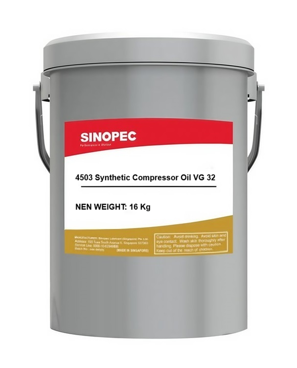 Sinopec 4503 Synthetic Compressor Oil VG 32, 16Kg